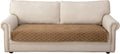 Velvet Sectional Couch Covers for Dogs,Coffee,1PC,36''x63'' by Eismodra