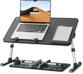 SAIJI Height & Angle Adjustable Lap Desk Laptop Stand for Bed | LightWeight Foldable Portable Laptop Table for Couch Sofa Chair Floor by SAIJI