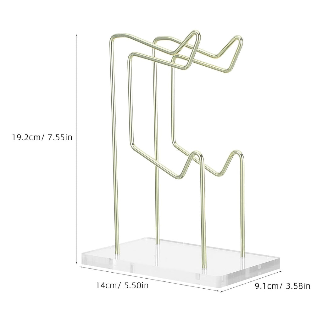 Acrylic Game Controller Holder Stand with Iron Base for Gamer Desk Display - Image 2