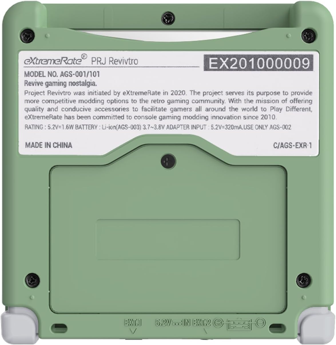 IPS Ready Upgraded eXtremeRate Matcha Green Custom Replacement Housing Shell for Gameboy Advance SP GBA SP – Compatible with Both IPS & Standard LCD – Console & Screen NOT Included - Image 7