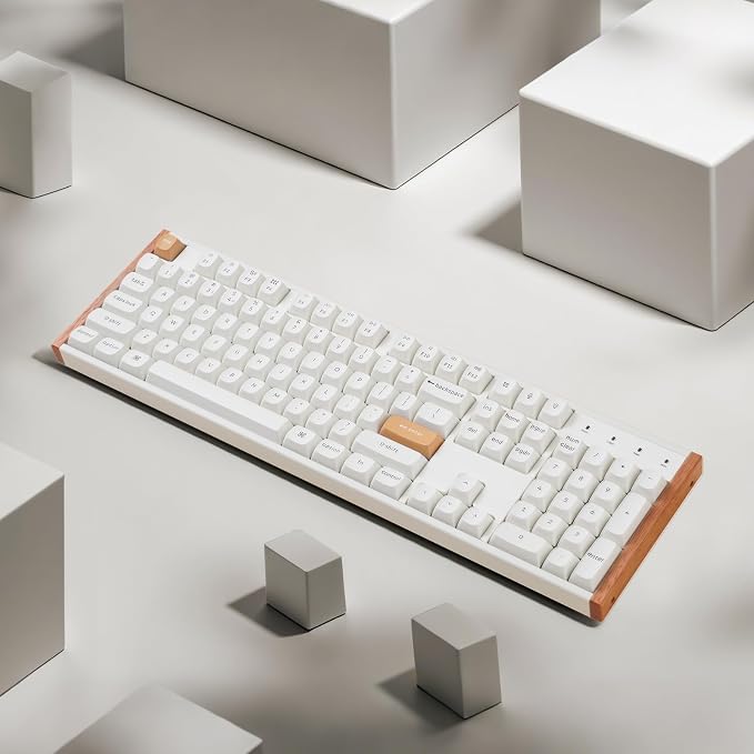 Keychron K10 HE Full-Size Hall Effect Keyboard Wireless, Rapid Trigger | Hot-Swappable Magnetic Switches Adjustable Actuation 2.4 GHz Bluetooth USB-C PBT Keycaps QMK Custom RGB Aluminum Wood Frame - Image 9