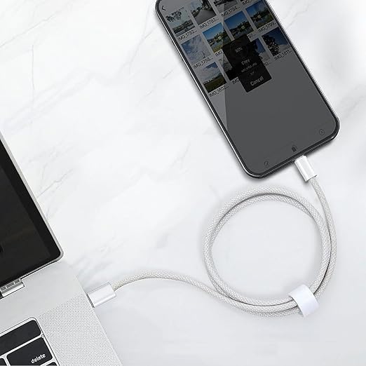 10FT Long USB C to USB C Cable Compatible for iPhone 17/16/15, 17 16 15 Pro Max, Plus, 16E, 17Air Carplay Charger Cord, AirPods 4, AirPods Pro (2nd/3rd Gen) Woven Car Charging Charger Cord 2pack - Image 5
