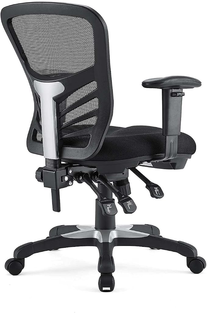 Modway EEI-757-BLK Articulate Ergonomic Mesh Office Chair in Black - Image 8