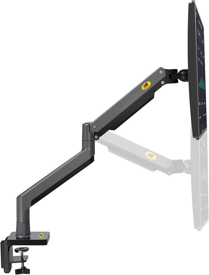 NB North Bayou Dual Monitor Arm Ultra Wide Full Motion Swivel Monitor Mount for 22''-32'' Monitors Load Capacity from 4.4 to 26.4lbs for Each Arm Height Adjustable Monitor Stand G35 - Image 7