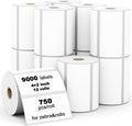 (9,000 Labels/12 Rolls) Labelebal 3-Proof 1" Core 12 Rolls 4" x 2" Inch Direct Thermal Labels, Address Shipping Labels Compatible with Rollo & Zebra Desktop Printers Adhesive by Labelebal