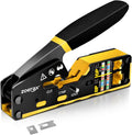 RJ45 Crimping Tool Ethernet Crimp Tool Crimper, Yellow by ZOERAX