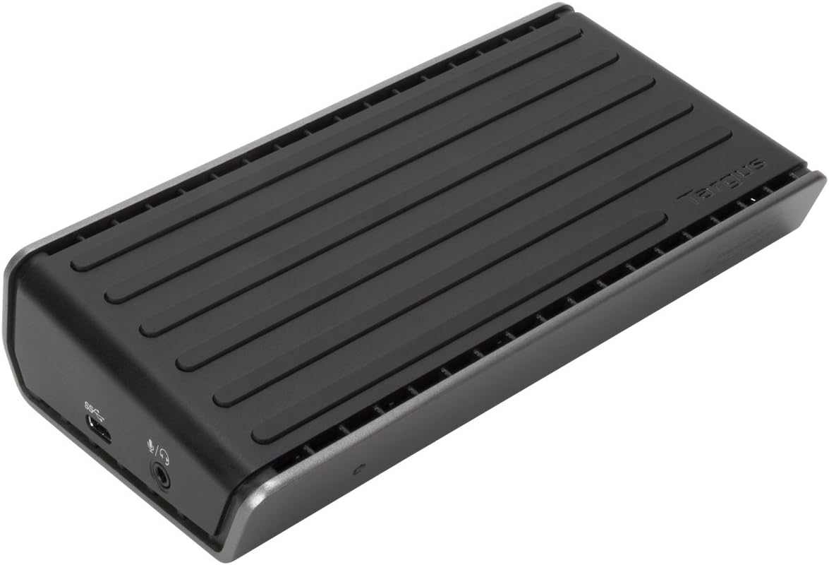Targus USB-C Universal Dual Video 4K Laptop Docking Station with Charging Power, Audio, & 4 USB Ports for PC, Mac, & Android (DOCK180USZ) - Image 2