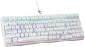 HUO JI E-Yooso Creamy Mechanical Keyboard Wired, RGB Backlit, White | Hot Swappable, Pre-lubed Linear Switches, Gasket Structure, Sound Dampening Foam, 99 Keys Custom Gaming Keyboard for PC/Mac by HUOJI