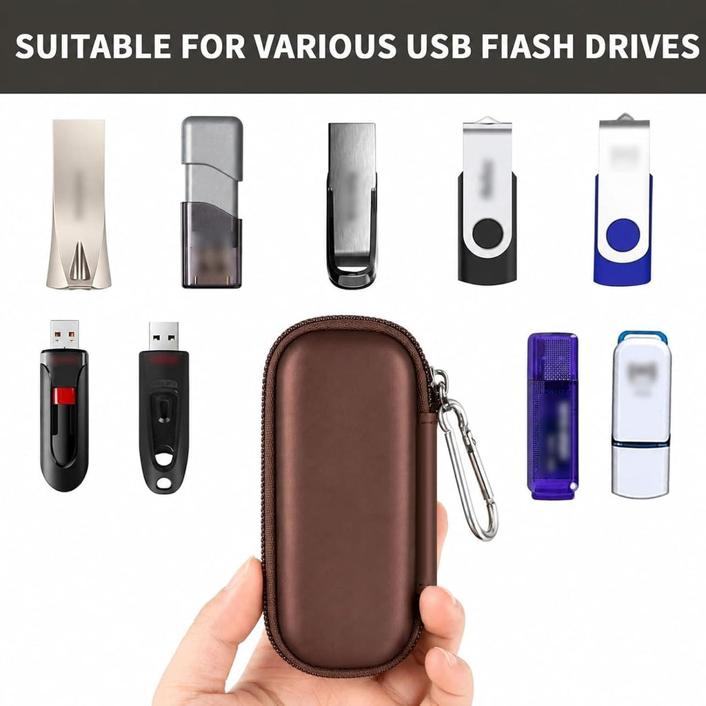 USB Flash Drive Case, SD Card/Thumb Drive/Memory Cards Holder, Bag Only - Image 2