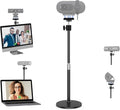 Brio Webcam Stand Holder, Magnetic Webcam Desktop Tripod Mount Compatible with Logitech Brio 101 100/Brio 301 300/Brio 501 500/Brio 4K 2022 2017 version/C270/C310 webcams by AcetakenMount