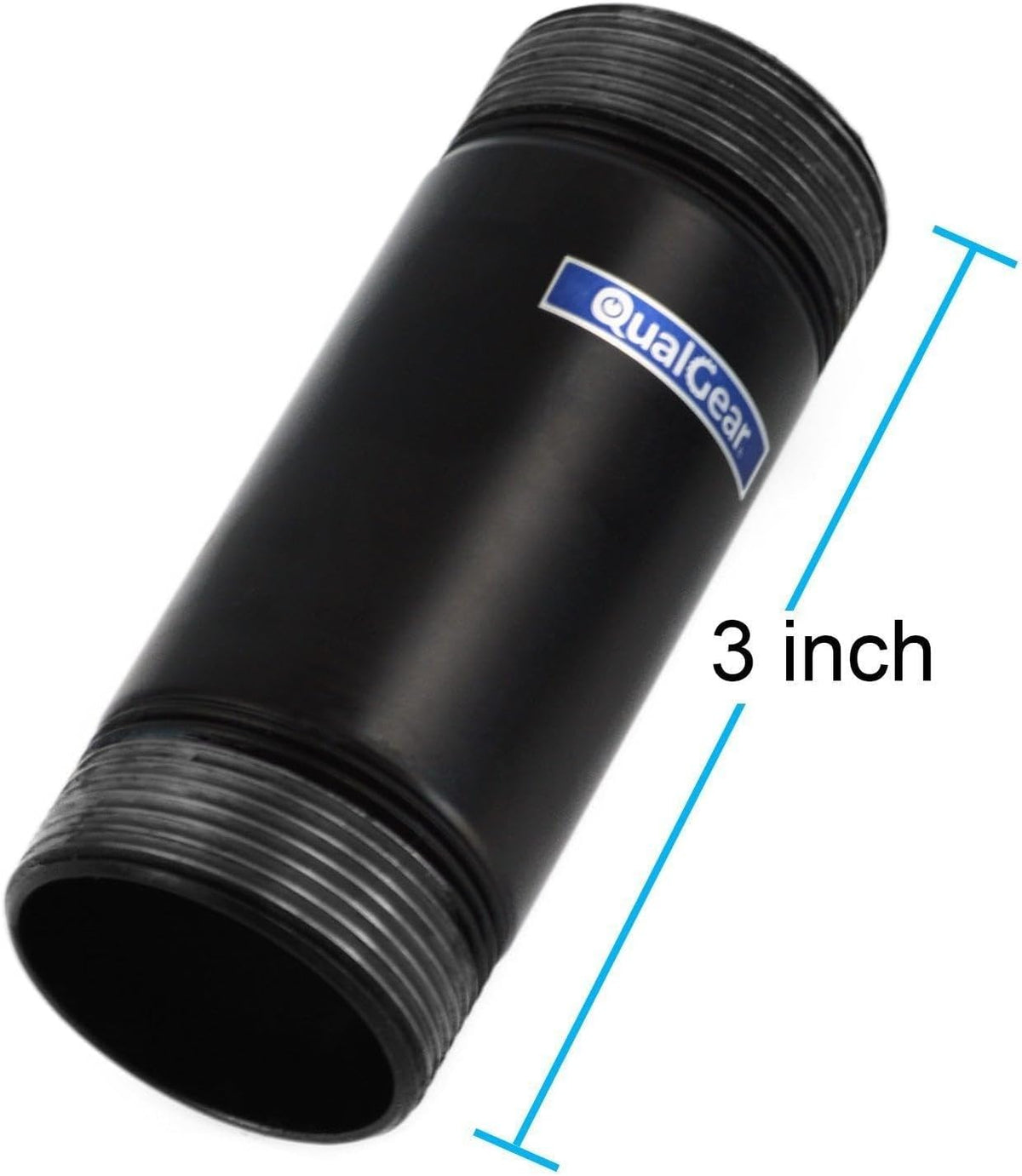 QualGear Projector Ceiling Mounting Kit, Single Joist, 3 Inch Pipe, Black - Image 7