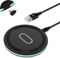 15W Wireless Charger Fast Charging Pad Samsung S26 Wireless Charger Station | for Galaxy S25 FE Edge Plus Ultra S25+ S24 FE Ultra S23 Ultra Z Flip8 7 6, Google Pixel 10a 9a 8a, iPhone 17e 16 15 Pro Max by JoHouer