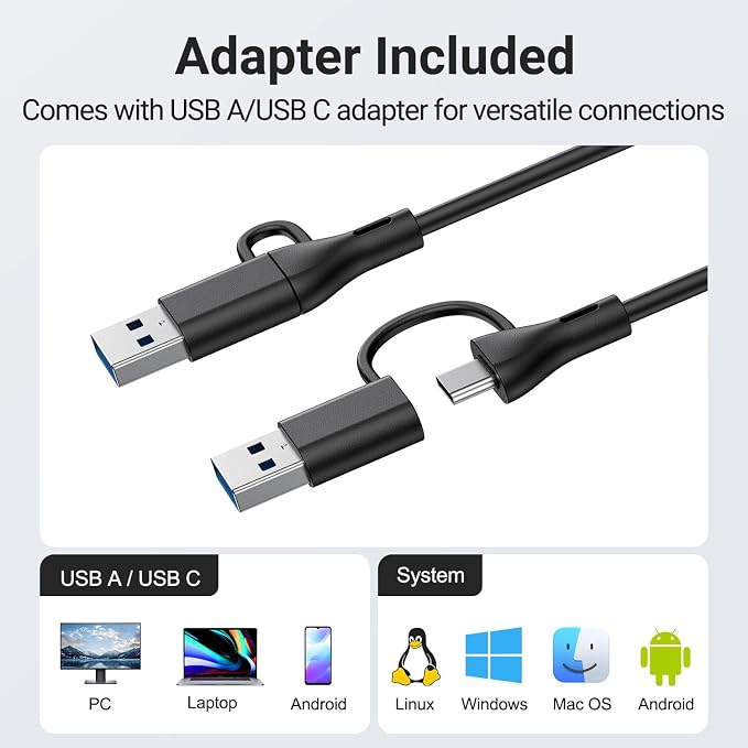 INGA Computer Speakers, USB Plug and Play Desktop Speakers, Wired Computer Soundbar for Gaming/Meetings, Easily Clamps to Monitor, Compatible with PC, MAC, Laptop 10 W - Image 5