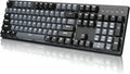 DURGOD K310 Corona White Backlit Full Size Mechanical Keyboard | 104 Keys Full Size | USB C Wired | Doubleshot PBT Keycaps | Programmable Keys | NKRO | Windows & Mac (Corona, Cherry MX Brown Switch) by DURGOD