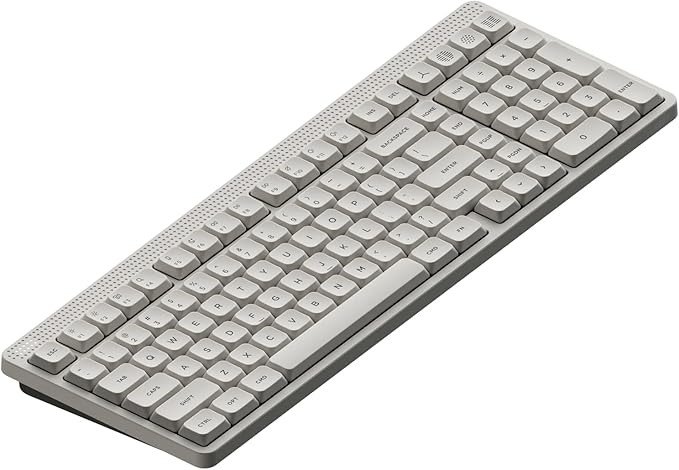 nuphy Node100 Wireless Mechanical Keyboard, Hot Swappable Custom Low Profile Keyboard, 103 Keys Computer Gaming Keyboards, Supports Touch Gestures, PBT Keycaps, RGB Backlit, Bluetooth/2.4GHz/USB-C by NuPhy