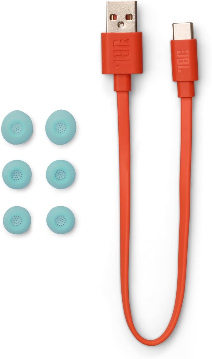 JBL Vibe Buds 2 - True Wireless Noise Cancelling Earbuds with JBL Pure Bass Sound & Smart Ambient Technology, 4mics for Crisp, Clear Calls, up to 40Hrs of Playback, IP54 Dust & Water Resistant (Blue) - Image 9