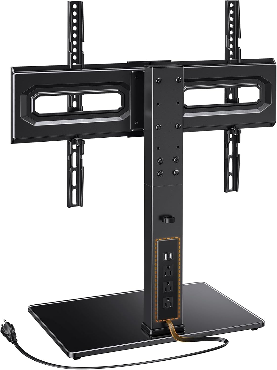 Perlegear TV Stand Mount with Power Outlet for 32-80 inch TVs up to 99 lbs by Perlegear