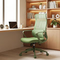 High Back Ergonomic Colorful Office Chair, Breathable Nylon Mesh Desk Chair with Adjustable Lumbar Support, 300LBS Swivel Rolling Computer Chair for Home Office Work(Americana, Green) by hujusko