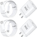 iPhone 17/16/15 Pro Max Charger Fast Charging PD 30W, 6 FT Cable | 65W/3A, Long USB C Cord, Chargers Block, For iPhone 17/17 Pro Max/17 Air/16/15 Series, iPad by Bustuny