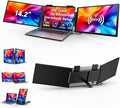 One Cable No Driver Laptop Screen Extender,14" FHD 1080P IPS Portable Monitor,1-Min Setup USB-C Plug and Play, Ultra-Slim Triple Screen for 12-15.6" Laptops Windows/MacOS/Android by Unknown