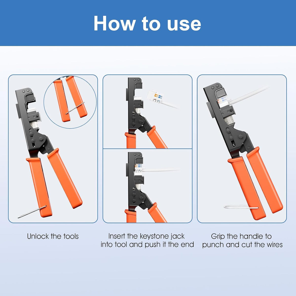 90° Angled Speed Termination Keystone Tool Kit - Image 5