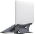 MOFT Invisible Slim Laptop Stand, Adhesive And Reusable, Adjustable Perfect Viewing Angles, Compatible with Laptops Up to 15.6", Grey by MOFT