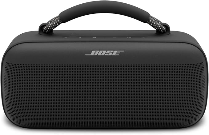Bose SoundLink Max Bluetooth Speaker - Portable Wireless Party Speaker, IP67 Waterproof, Rope Handle, Up to 20 Hours of Playtime, USB-C, Built-in 3.5mm AUX Input, Black - Image 4