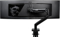 MSI MAG MT201 - Premium Heavy Duty Single Monitor Stand Arm, Supports 17-49" Screens and 44 lbs, VESA Compatible, Adjustable Spring Assisted Mount, Clamp & Grommet, Quick Release Plate - Black by Unknown