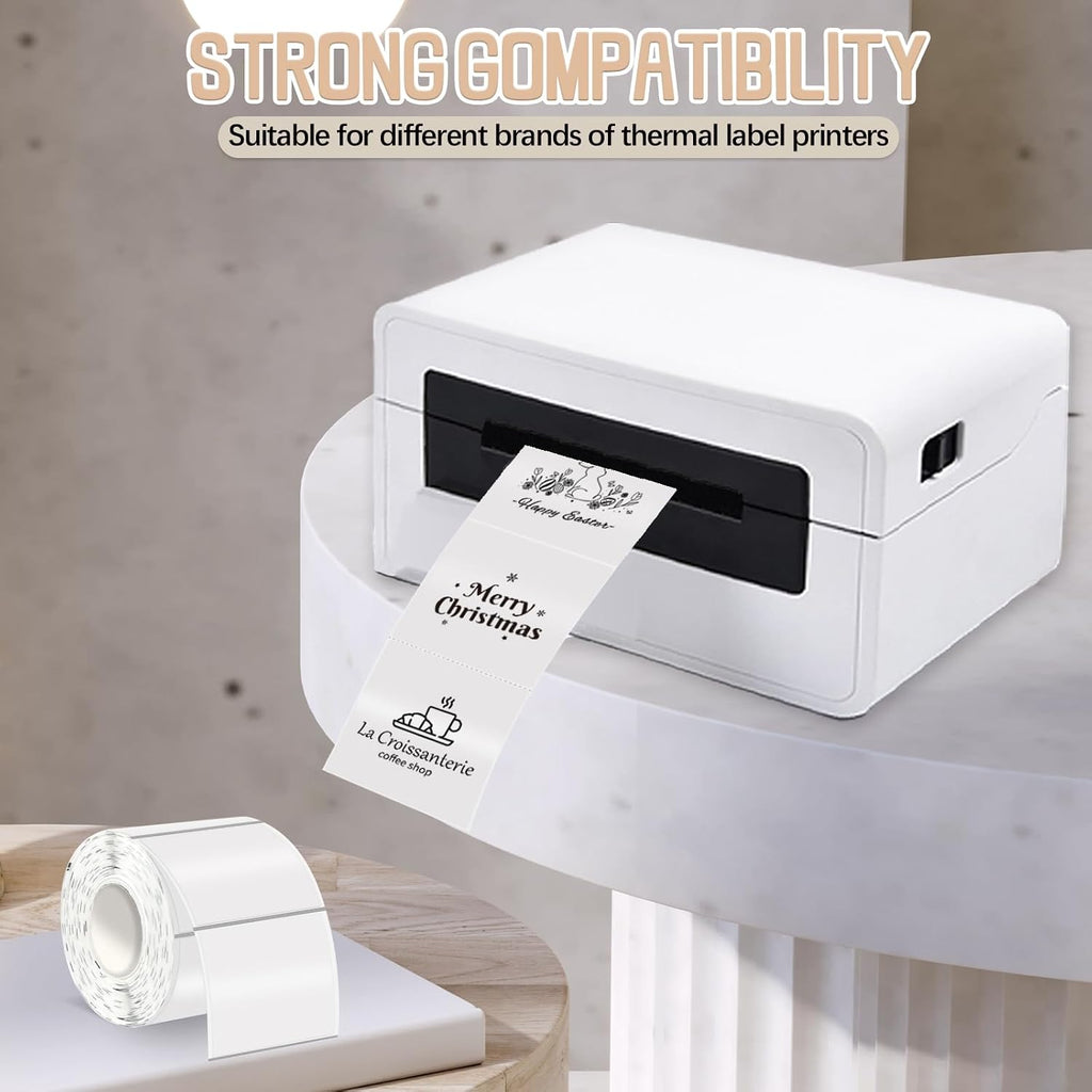 Starboling 2"x2"Transparent Square Thermal Labels,Self-Adhesive Thermal Sticker Printer Labels for Small Business,Address,Color Coding - Image 4