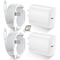 iPhone 14 13 12 11 Charger Fast Charging 20W USB C Charger Type C Charger Fast Charging Block with 10FT Long USB C to Lightning Cable for iPhone 14/13/12/12 Pro Max/11/Xs Max/XR/X,AirPods Pro,2 Pack by DiHines