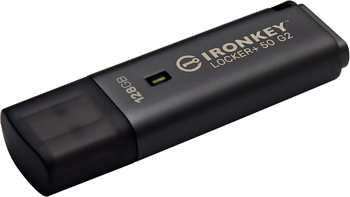 Kingston Ironkey Locker+ 50 G2 128GB Encrypted USB Drive | FIPS 197 | AES-XTS Protection | Multi-Password Security | USB 3.2 Gen 1 | IKLP50G2/128GB - Image 3