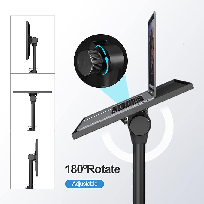 Facilife Projector Stand - Adjustable Height 22 to 63 Inches, Tripod for Laptop & Projector, Outdoor Movies - Image 4