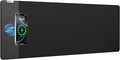 Magnetic Wireless Charging Mouse Pad, 31.5"x11.8" Large Desk Mat | Waterproof Mousepad, Smooth Glide, Stitched Edge, Non-Slip Rubber Base, Desk Pad Computer Keyboard Mat, No Adapter by abcmat