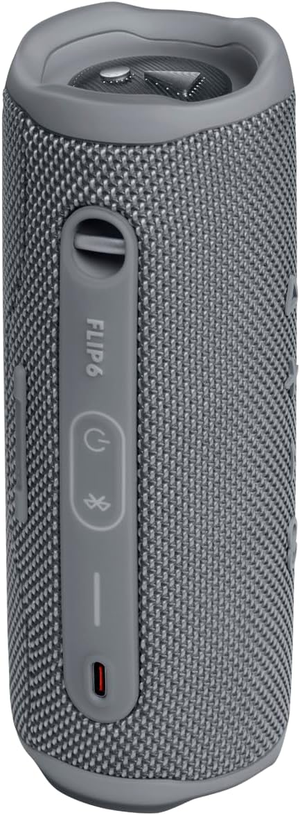 JBL Flip 6 - Portable Waterproof Speaker - Grey | Louder, more powerful sound, IP67 waterproof and dustproof, 12 Hours of Playtime, Bold design - Image 2