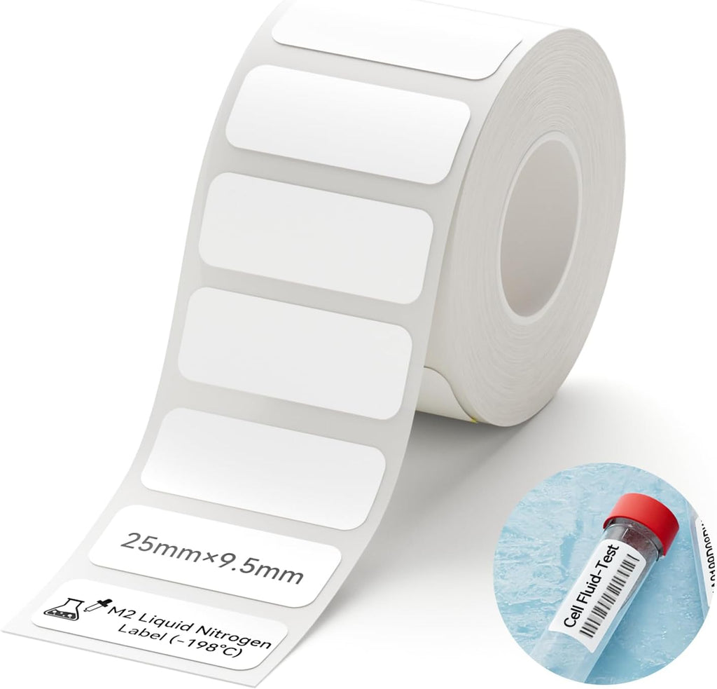 NIIMBOT M2/M3 Labels Low-Temperature Label Paper 0.98'' x 0.37'' by NIIMBOT