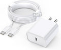 USB C iPad Fast Charger for iPad Pro 13/12.9/11 in 2025/2024/2022/2021/2020/2018,iPad Air 4th/5th Gen,Mini 6th/A17 Pro,iPad 10/A16,20W Wall Fast Charger Block with Extra Long 10FT USB C to C Cable by BikeAnything