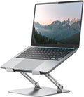 Orlian Laptop Stand Adjustable Computer Stand Sturdy Aluminum Laptop Stand for Desk Foldable Laptop Holder Portable Riser for 11–16-inch Laptop Notebook Tablet and More, Silver by Orlian