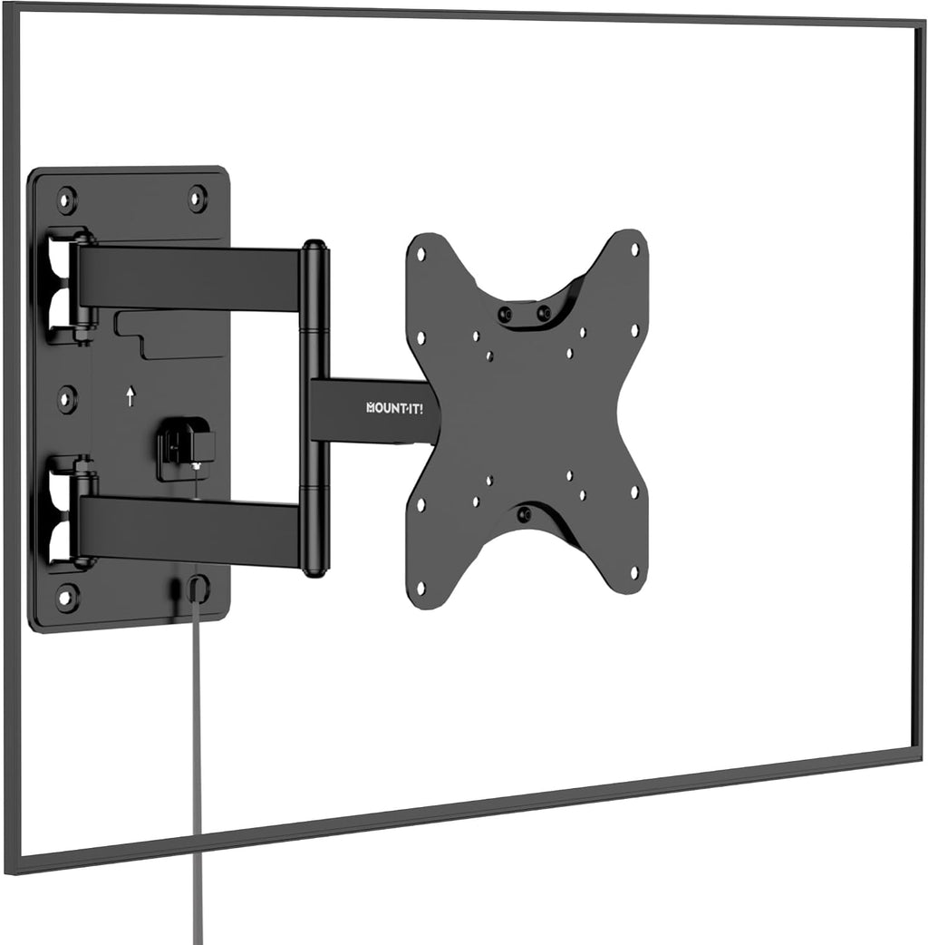 Mount-It! Lockable RV TV Mount for 23-43 Inch TVs, Full Motion Swivel Tilt Wall Mount for Camper, Travel Trailer, Motorhome, Truck & Boat, Quick Release Locking Arm, VESA 75x75-200x200mm, 77 lb - Image 9