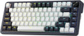 Redragon K673 PRO Wireless 81-Key RGB Gasket Gaming Keyboard, Scroll Knob | Multi-Function Control Wheel, 0-Delay Tri-Mode, Cushioned 5-Layer Noise Dampening for Creamy Thocky Sound, Compact 80% Size by REDRAGON