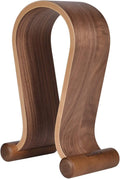 Wood Headphone Stand, Headphone Holder Wood Headset Stand Compatible for Sony, Bose, Shure, Jabra, JBL, AKG Gaming Headphones Display et. (Walnut) by SAMDI