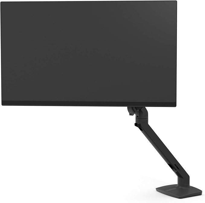 Ergotron – MXV Single Monitor Arm, VESA Desk Mount – for Monitors Up to 34 Inches, 7 to 20 lbs – Matte Black - Image 2