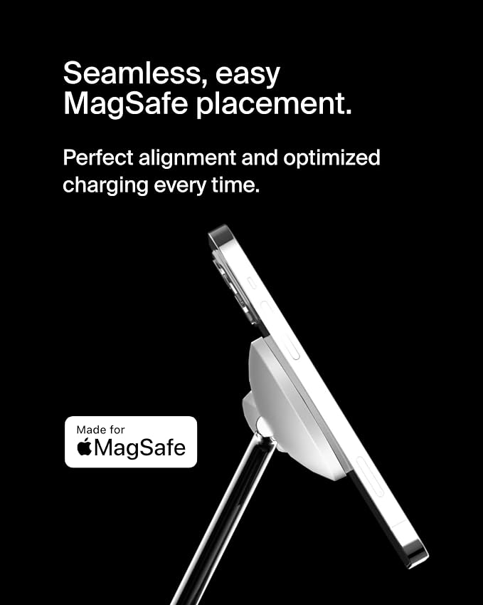 Belkin MagSafe 3 in 1 Wireless Charging Stand, 2nd Gen, 33% Faster | Apple Watch, iPhone 16/15/14, AirPods compatible, multi-device charging station, faster charging, Magnetic - Image 7