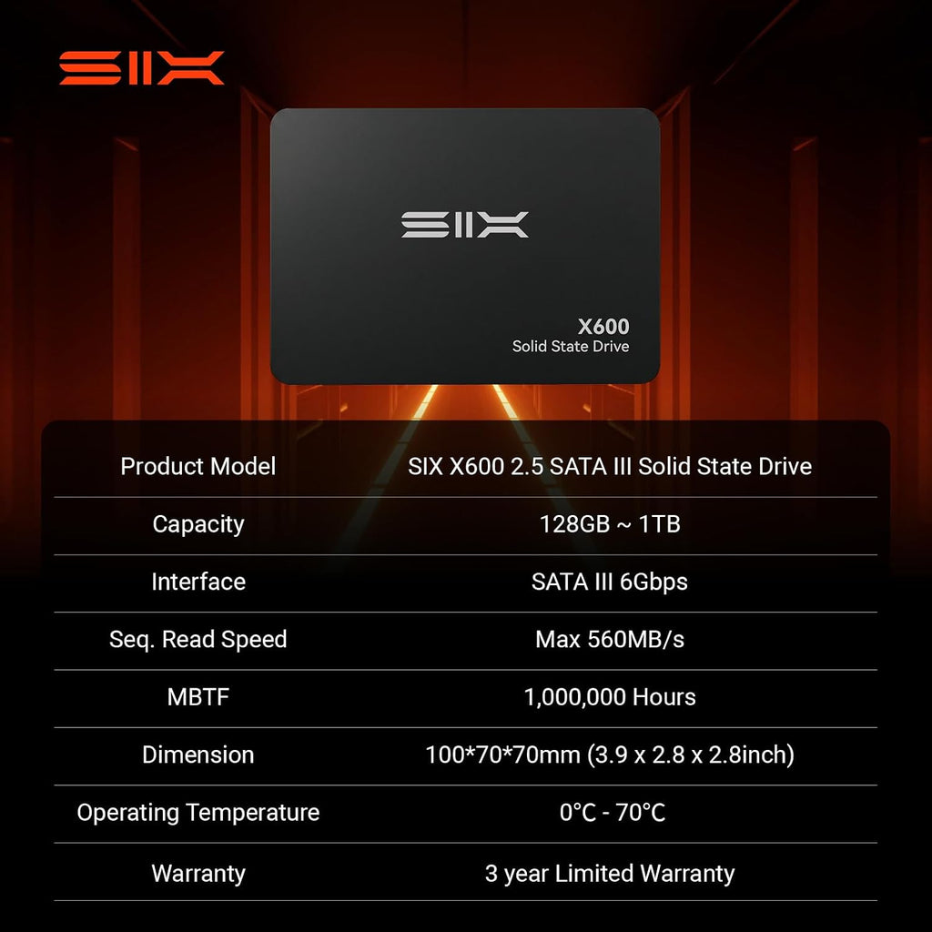 SIX 1TB SATA 2.5 SSD Internal Solid State Hard Drive Read up to 560MB/s - Image 7