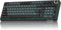 SOLAKAKA KI99 Pro Wireless Mechanical Keyboard with Quiet Switch, Hot Swappable Pre-Lubed Switches with RGB Backlit, Gasket Structure Computer Gaming Keyboard (BlackBlue, Silent Switch) by SOLAKAKA
