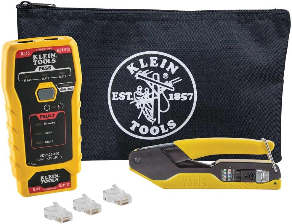 Klein Tools VDV026-813 Pass-Thru Cable Installation Kit by KLEIN TOOLS