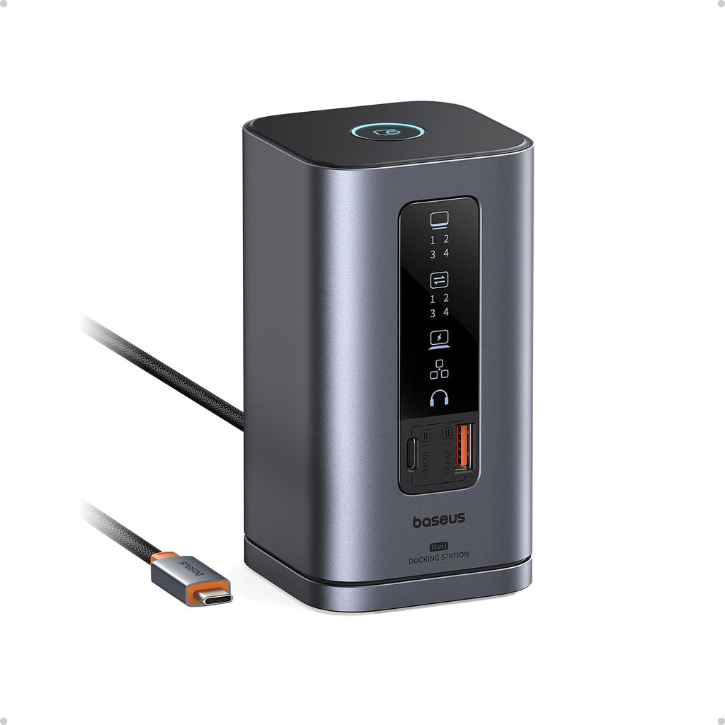 Baseus Spacemate Docking Station 11-in-1 with Triple Display for Windows by Baseus