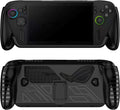 Protective Cover Case for ASUS ROG XBOX Ally X/Ally Gaming Handheld Console with Stand Base, Shockproof TPU Protector Cover for ROG XBOX Ally X Accessories (Black) by Generic