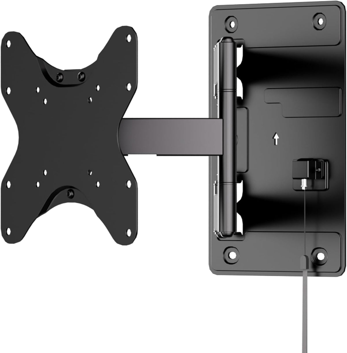 Mount-It! Lockable RV TV Mount for 23-43 Inch TVs, Full Motion Swivel Tilt Wall Mount for Camper, Travel Trailer, Motorhome, Truck & Boat, Quick Release Locking Arm, VESA 75x75-200x200mm, 77 lb by Mount-It!