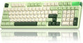CORBOBO LEOBOG A98-96% Mechanical Keyboard Wireless, Tri-Mode BT5.0/2.4GHz/USB-C, Creamy Keyboard with Number Pad, Gasket Structure Hot Swappable, RGB Backlit Green Gaming Keyboards with Knob for PC by CORBOBO