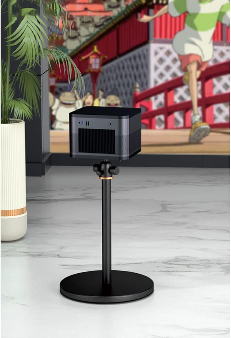 Projector Stand, Universal Projector Mount, 360° Rotatable, Height Adjustable, Projector Ceiling Mount Compatible with Video Projector Vlog DVR Camera for Home Office - Image 6
